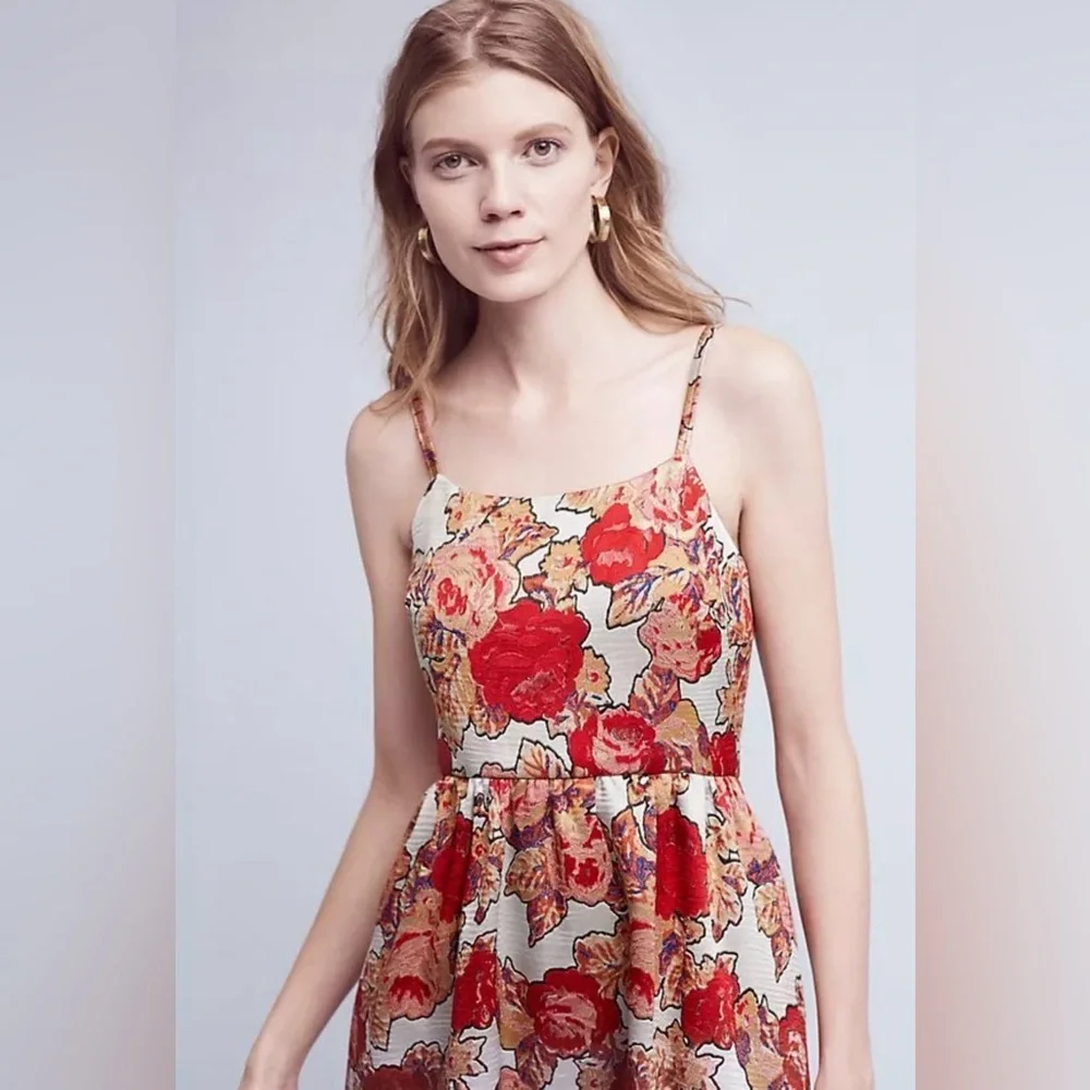 Rachel Antonoff NEW Floral Brocade Dress Size 2 - Picture 2 of 12